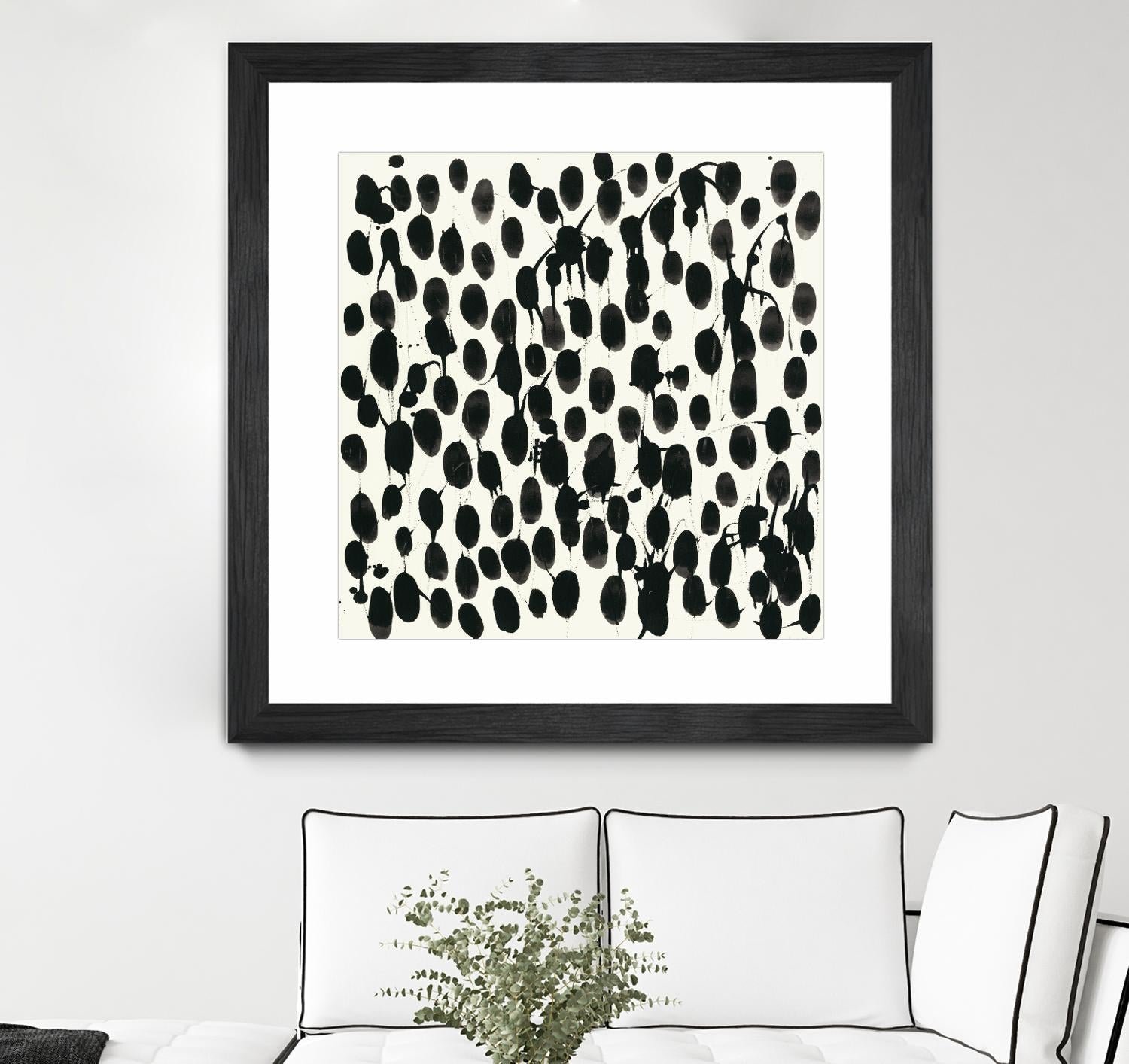 Invariable I by June Erica Vess on GIANT ART - black abstract