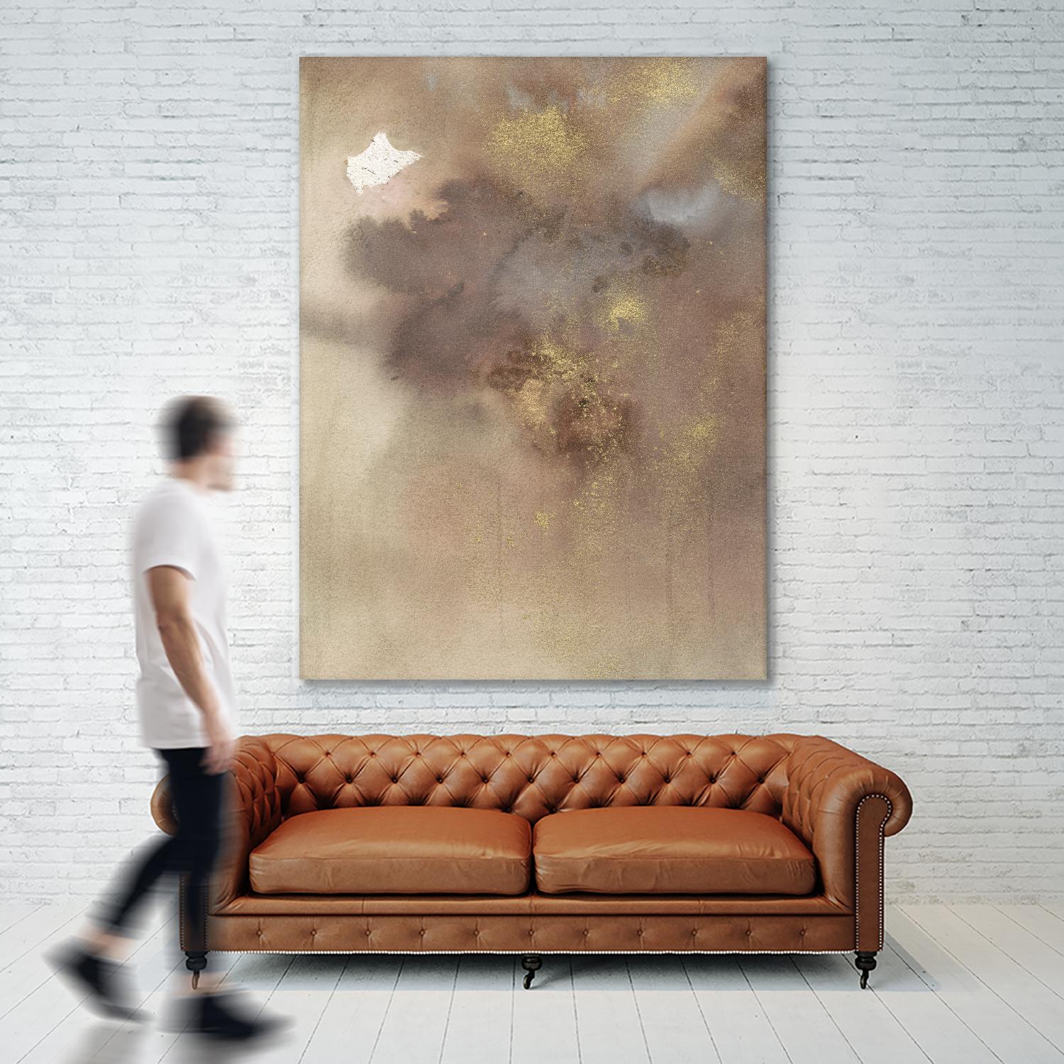 Skyward Dreams I by Joyce Combs on GIANT ART - brown abstract
