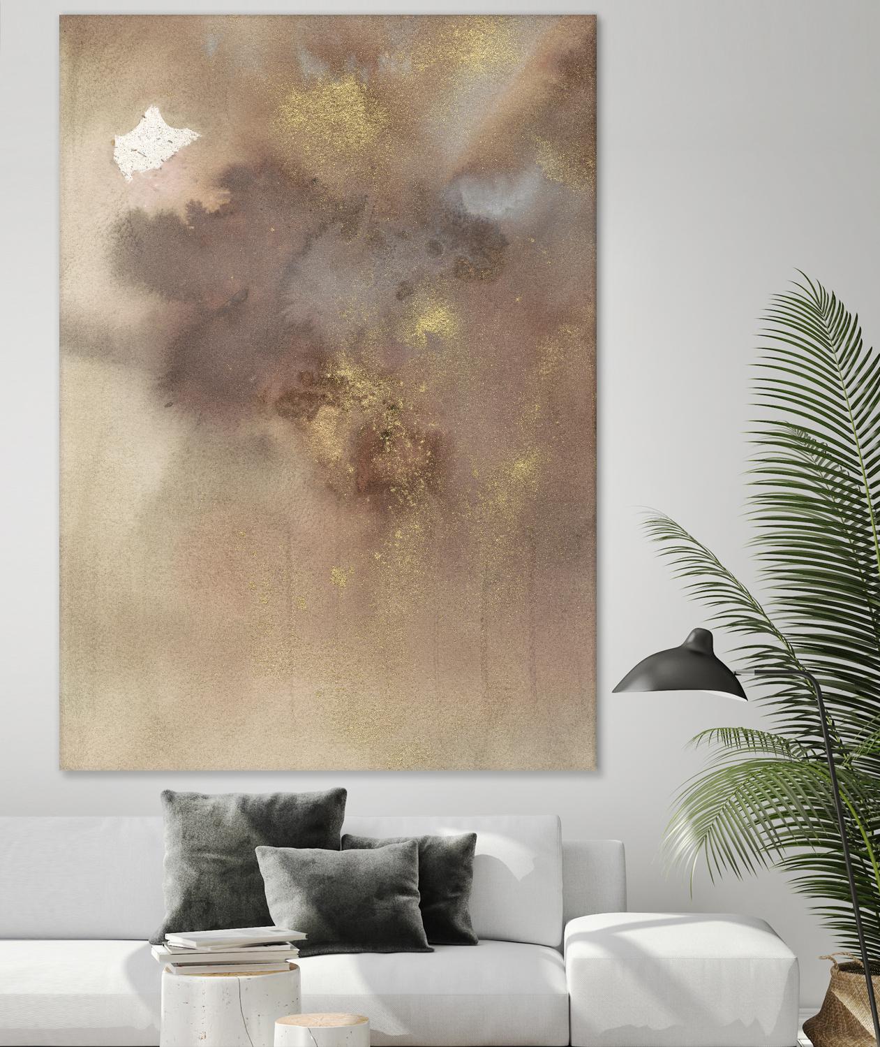 Skyward Dreams I by Joyce Combs on GIANT ART - brown abstract