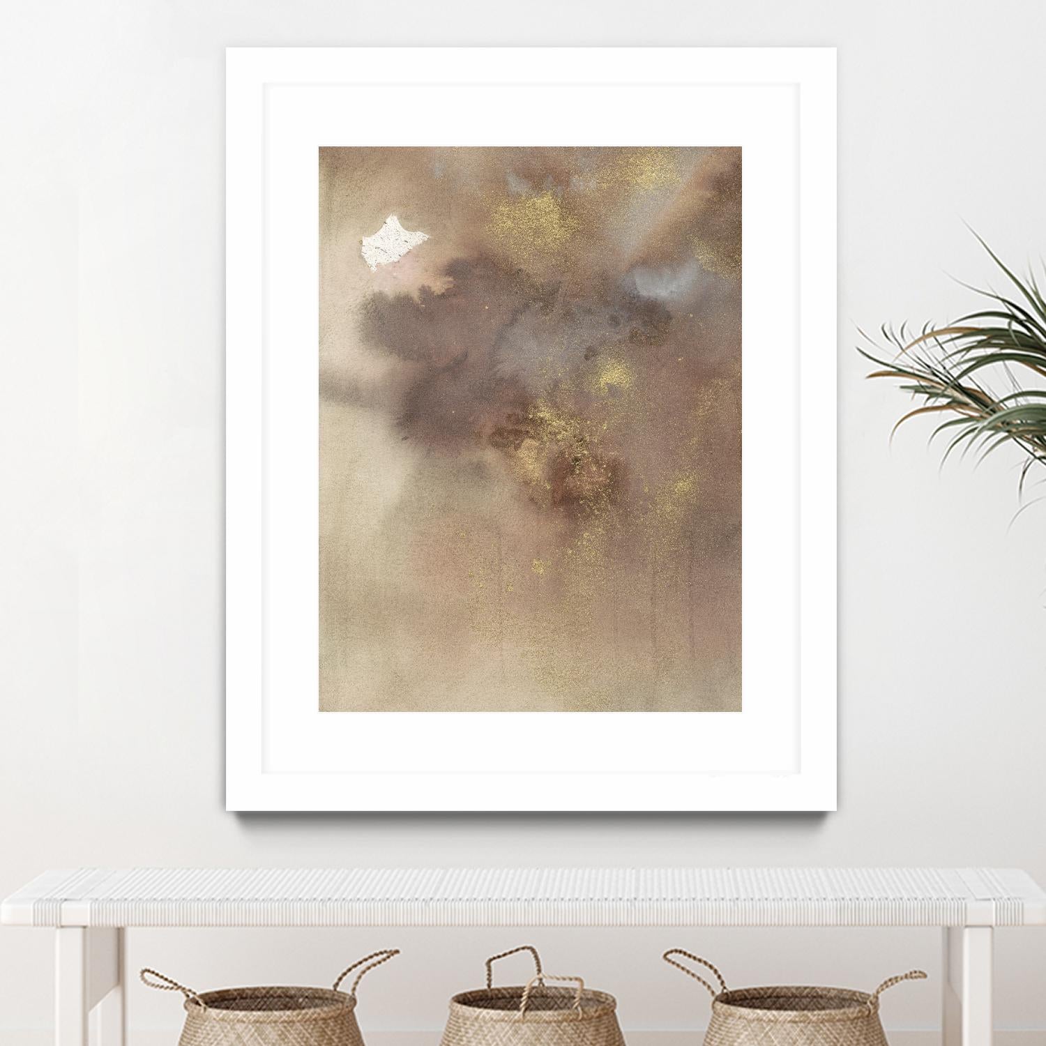 Skyward Dreams I by Joyce Combs on GIANT ART - brown abstract