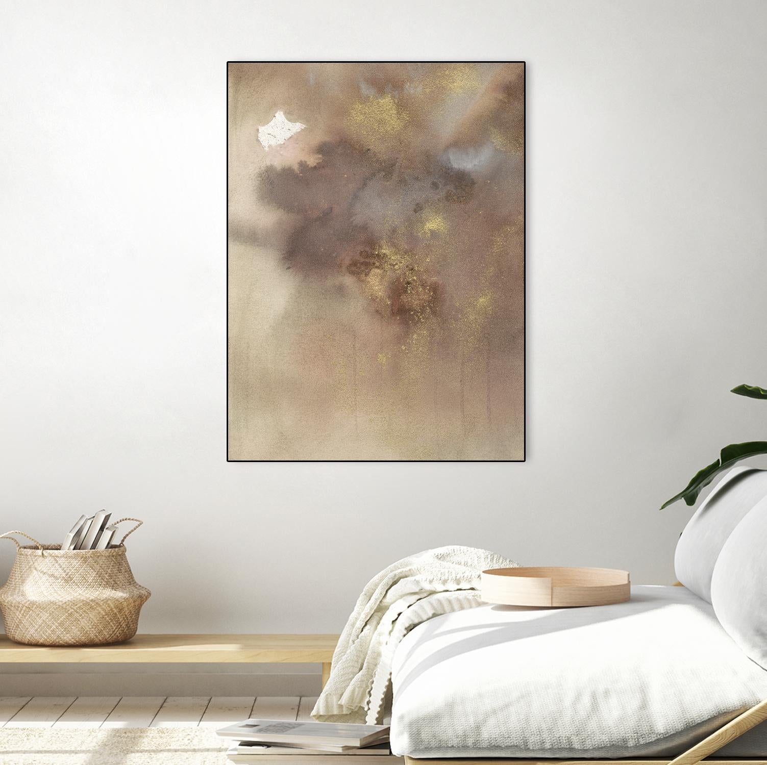Skyward Dreams I by Joyce Combs on GIANT ART - brown abstract