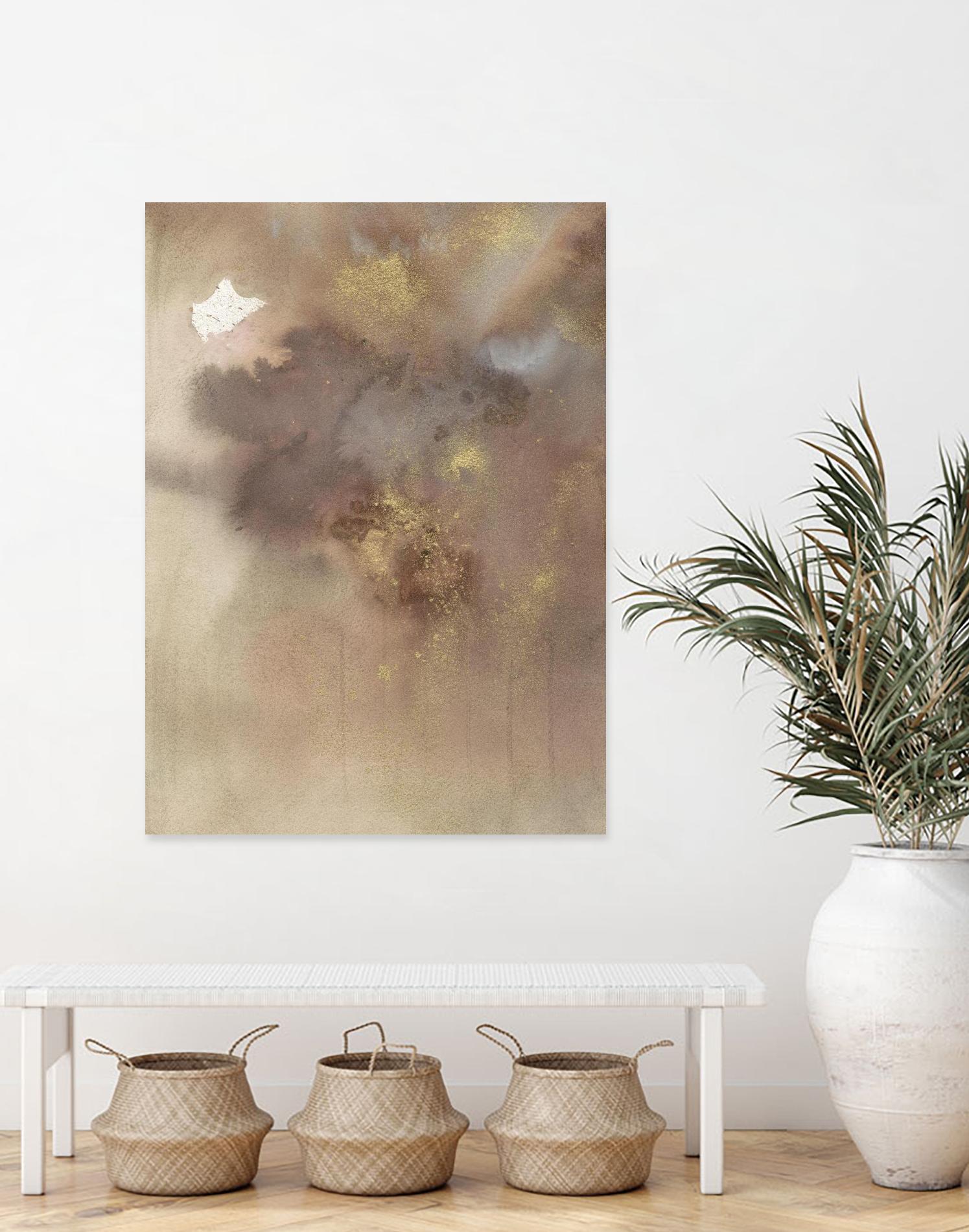 Skyward Dreams I by Joyce Combs on GIANT ART - brown abstract
