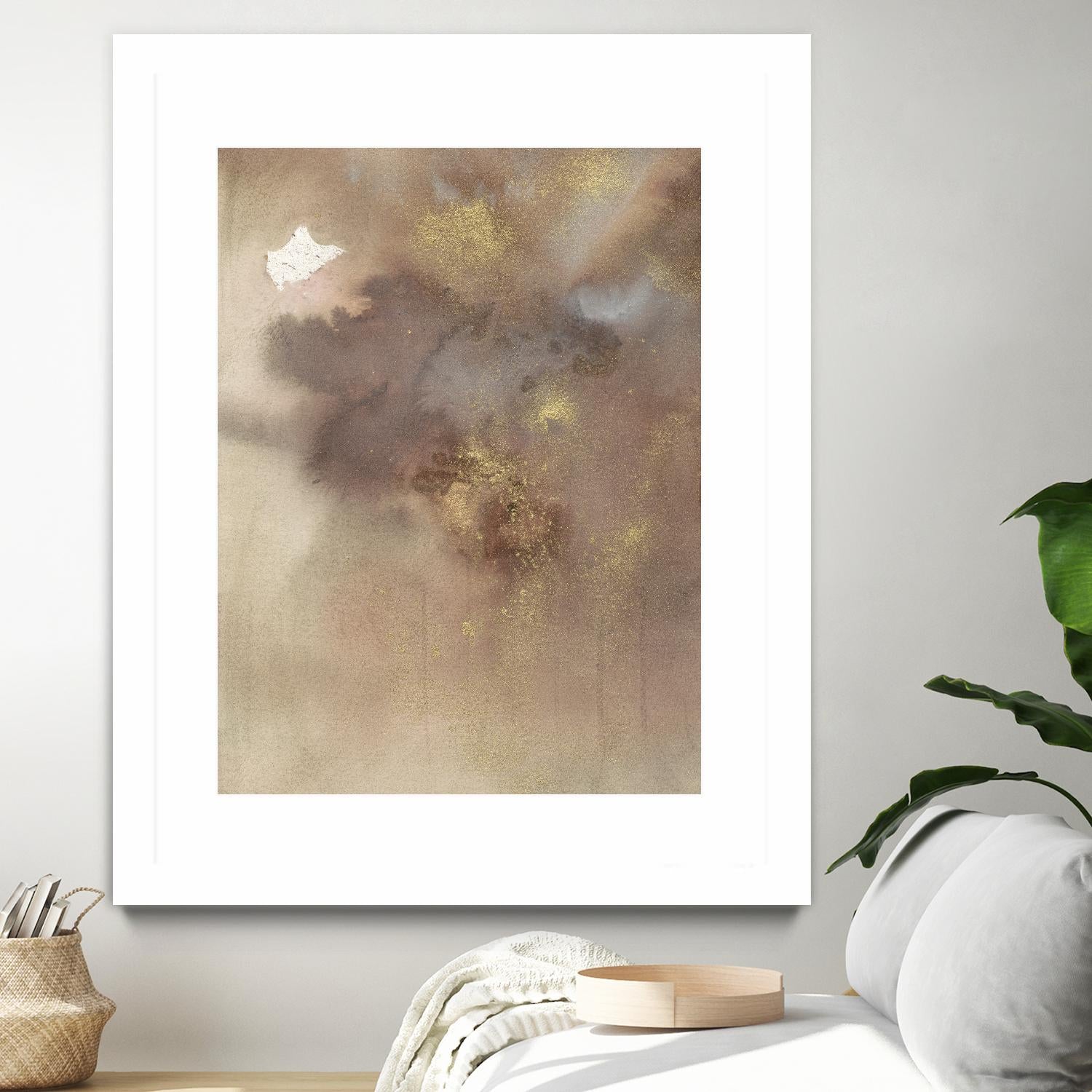 Skyward Dreams I by Joyce Combs on GIANT ART - brown abstract