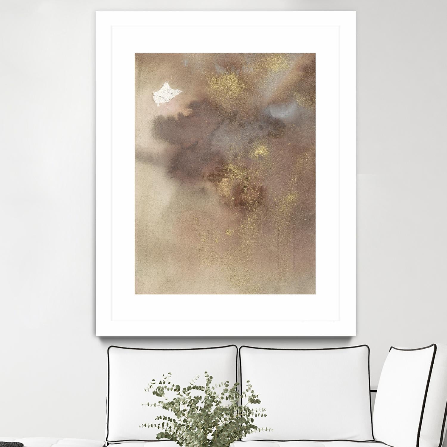 Skyward Dreams I by Joyce Combs on GIANT ART - brown abstract