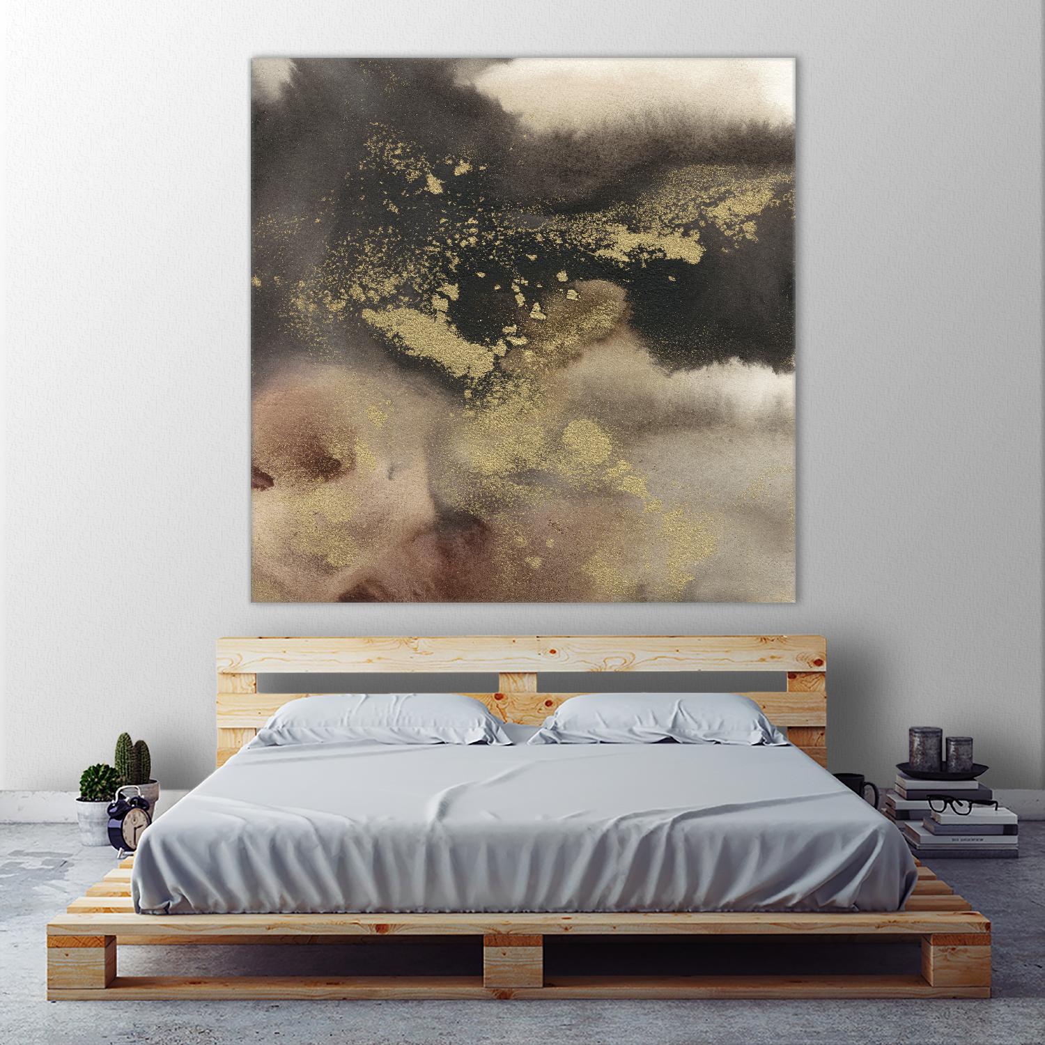 Mountain Seasons I by Joyce Combs on GIANT ART - brown abstract