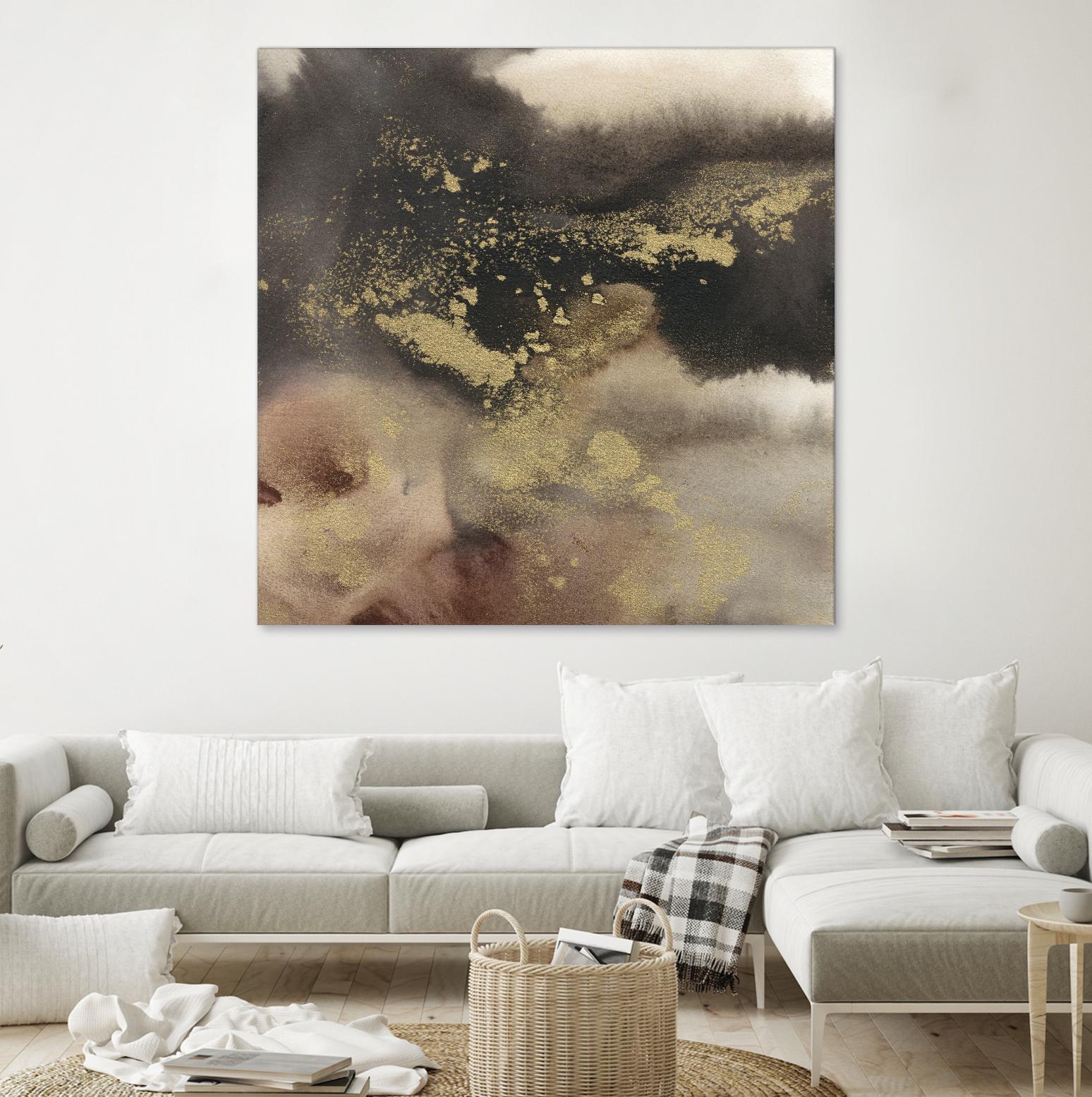 Mountain Seasons I by Joyce Combs on GIANT ART - brown abstract