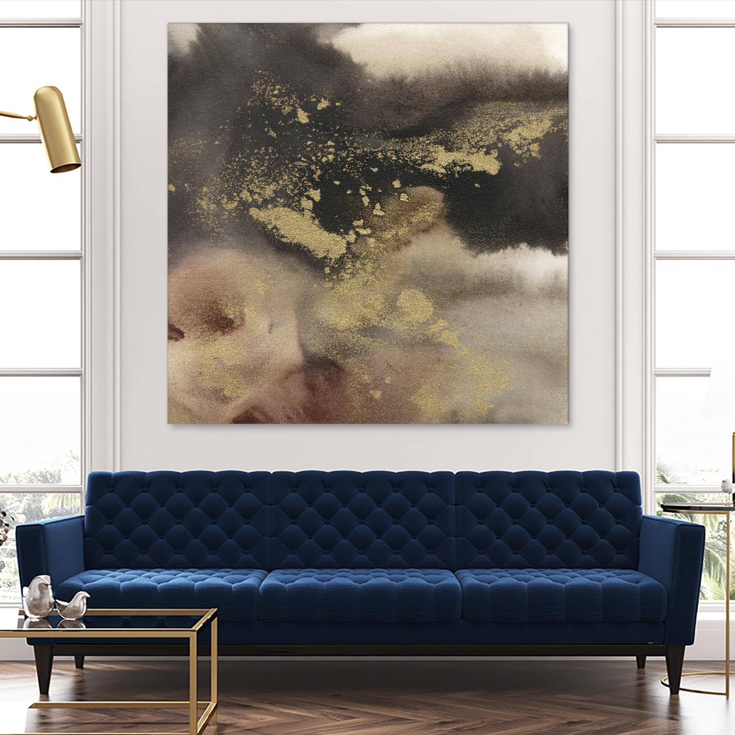 Mountain Seasons I by Joyce Combs on GIANT ART - brown abstract