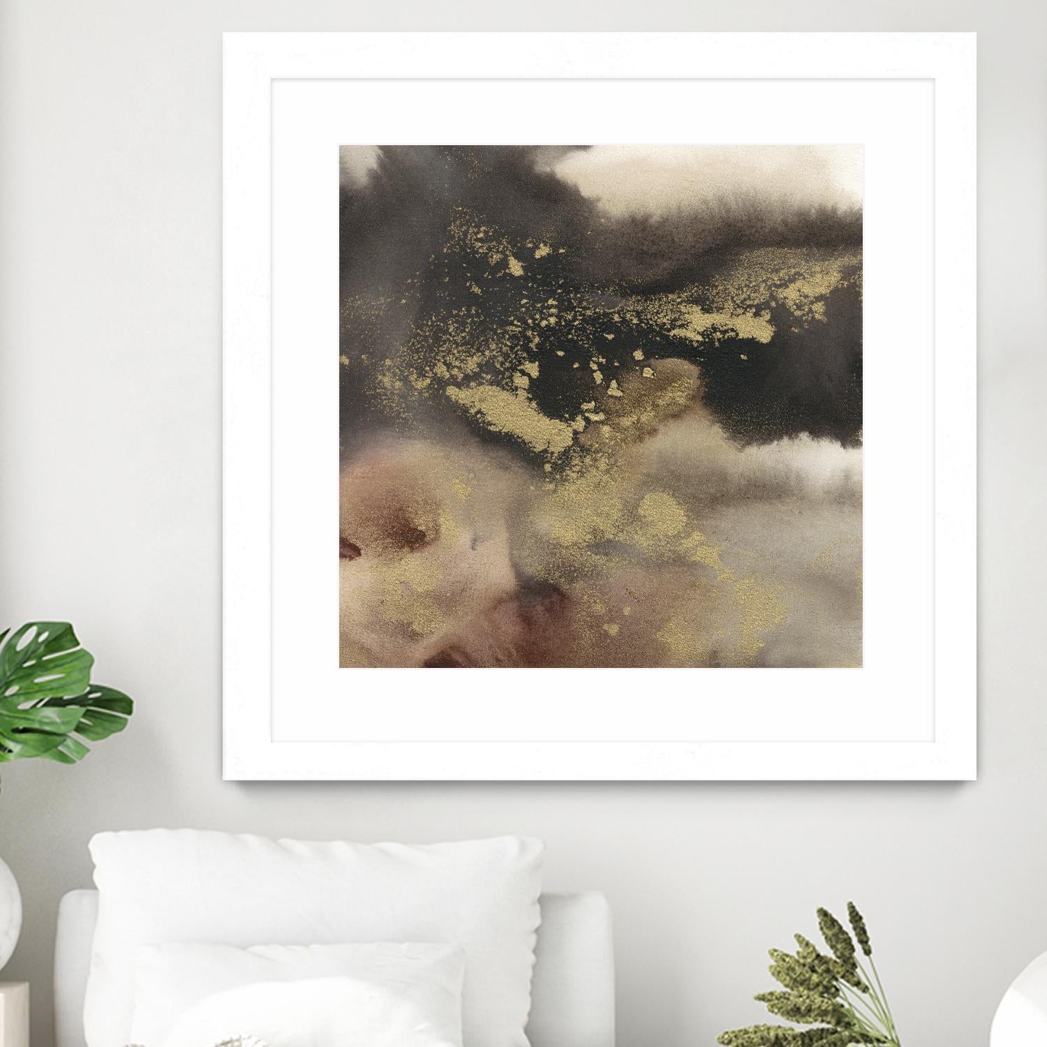 Mountain Seasons I by Joyce Combs on GIANT ART - brown abstract