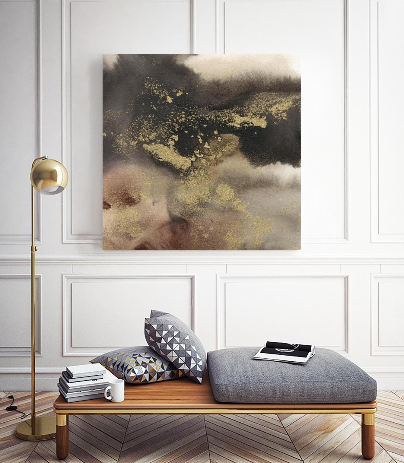 Mountain Seasons I by Joyce Combs on GIANT ART - brown abstract