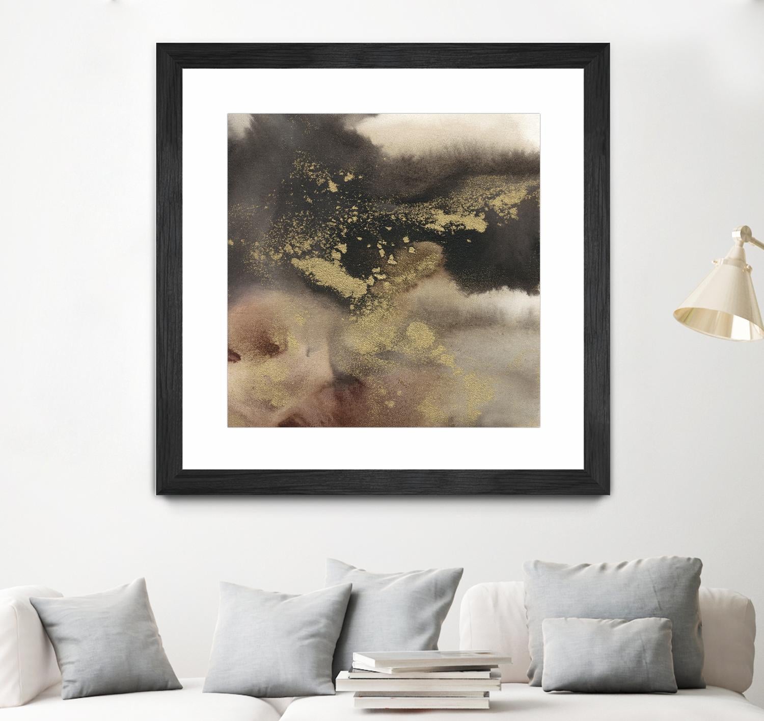 Mountain Seasons I by Joyce Combs on GIANT ART - brown abstract