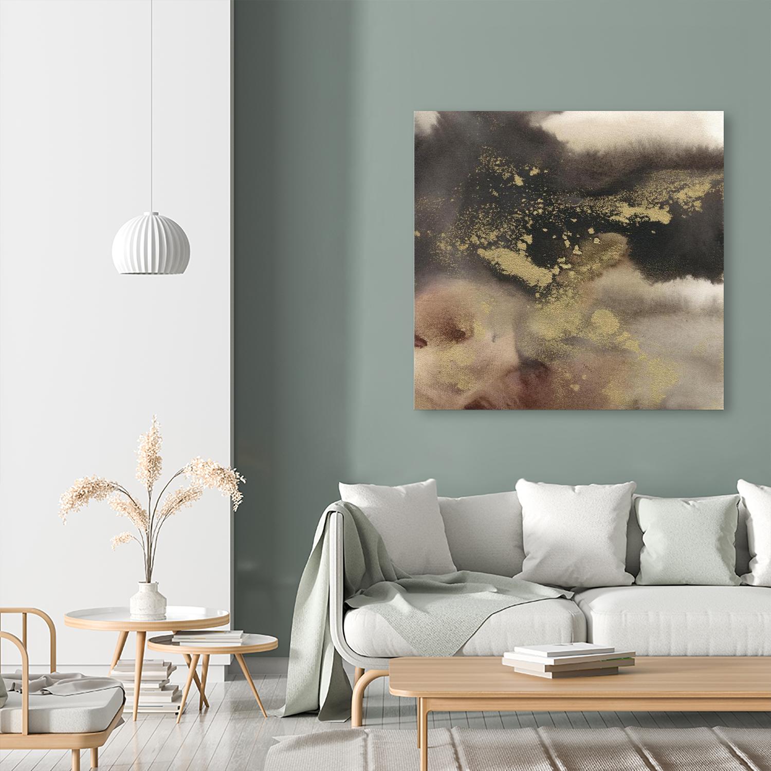 Mountain Seasons I by Joyce Combs on GIANT ART - brown abstract