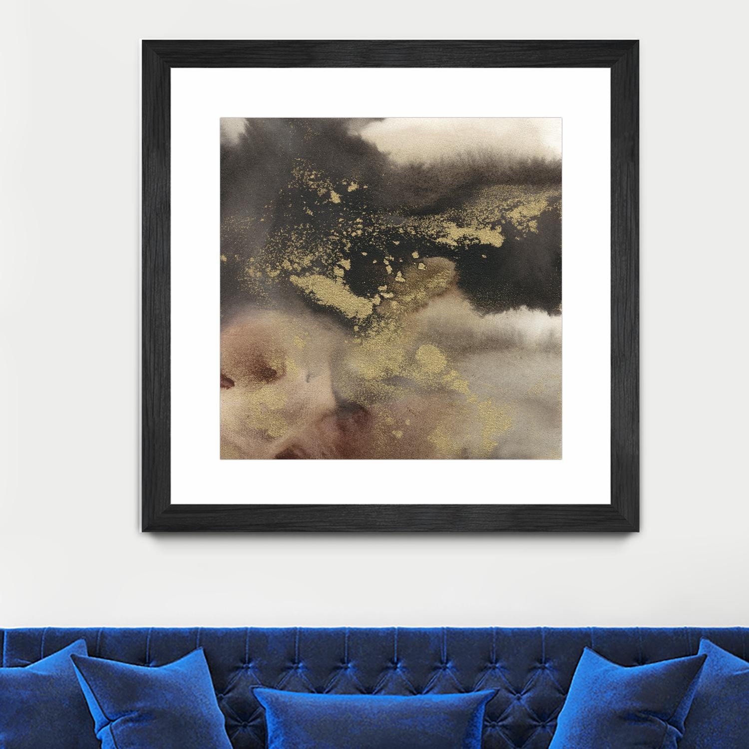 Mountain Seasons I by Joyce Combs on GIANT ART - brown abstract