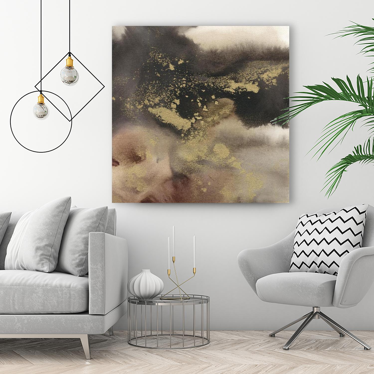 Mountain Seasons I by Joyce Combs on GIANT ART - brown abstract