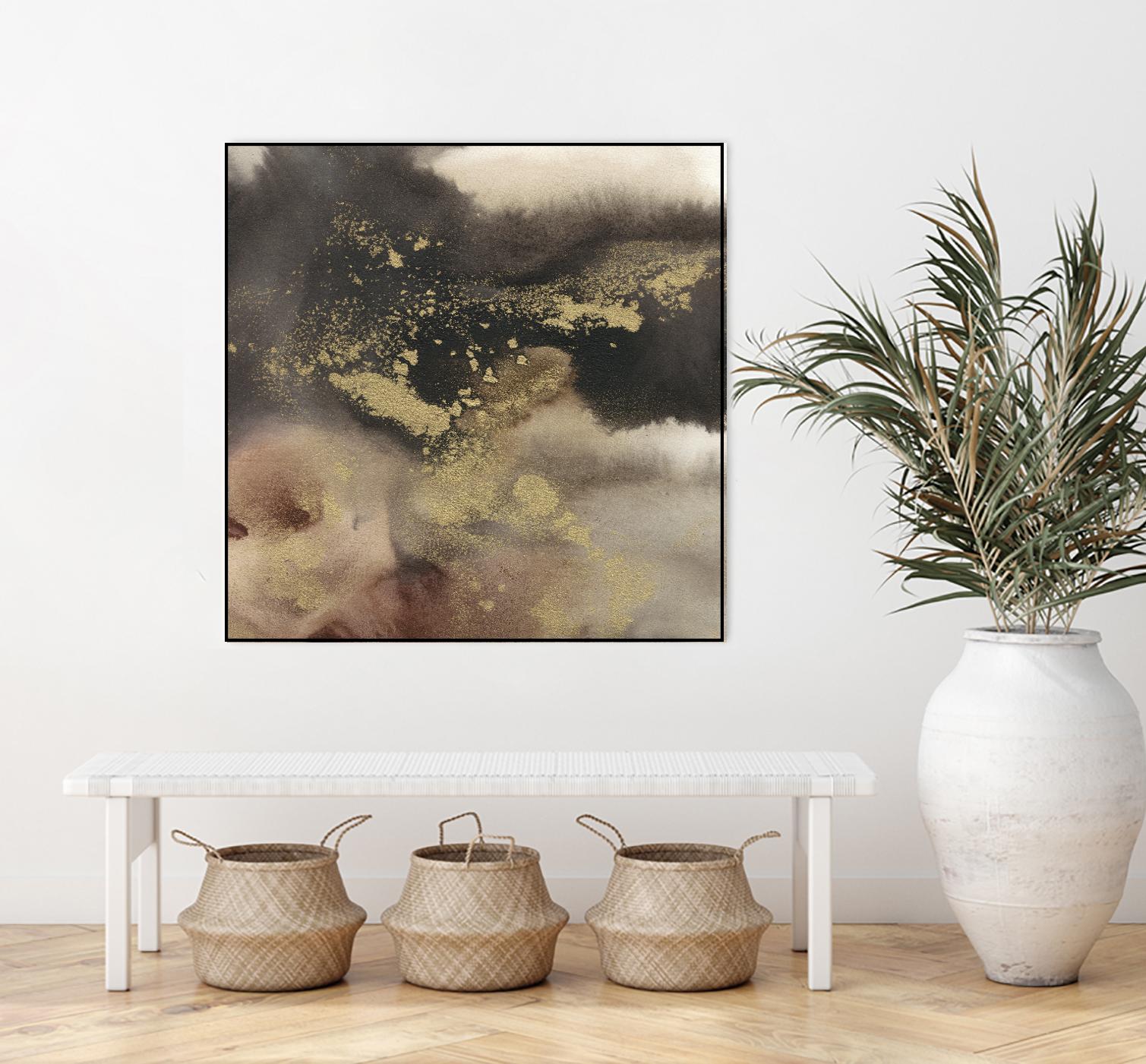 Mountain Seasons I by Joyce Combs on GIANT ART - brown abstract