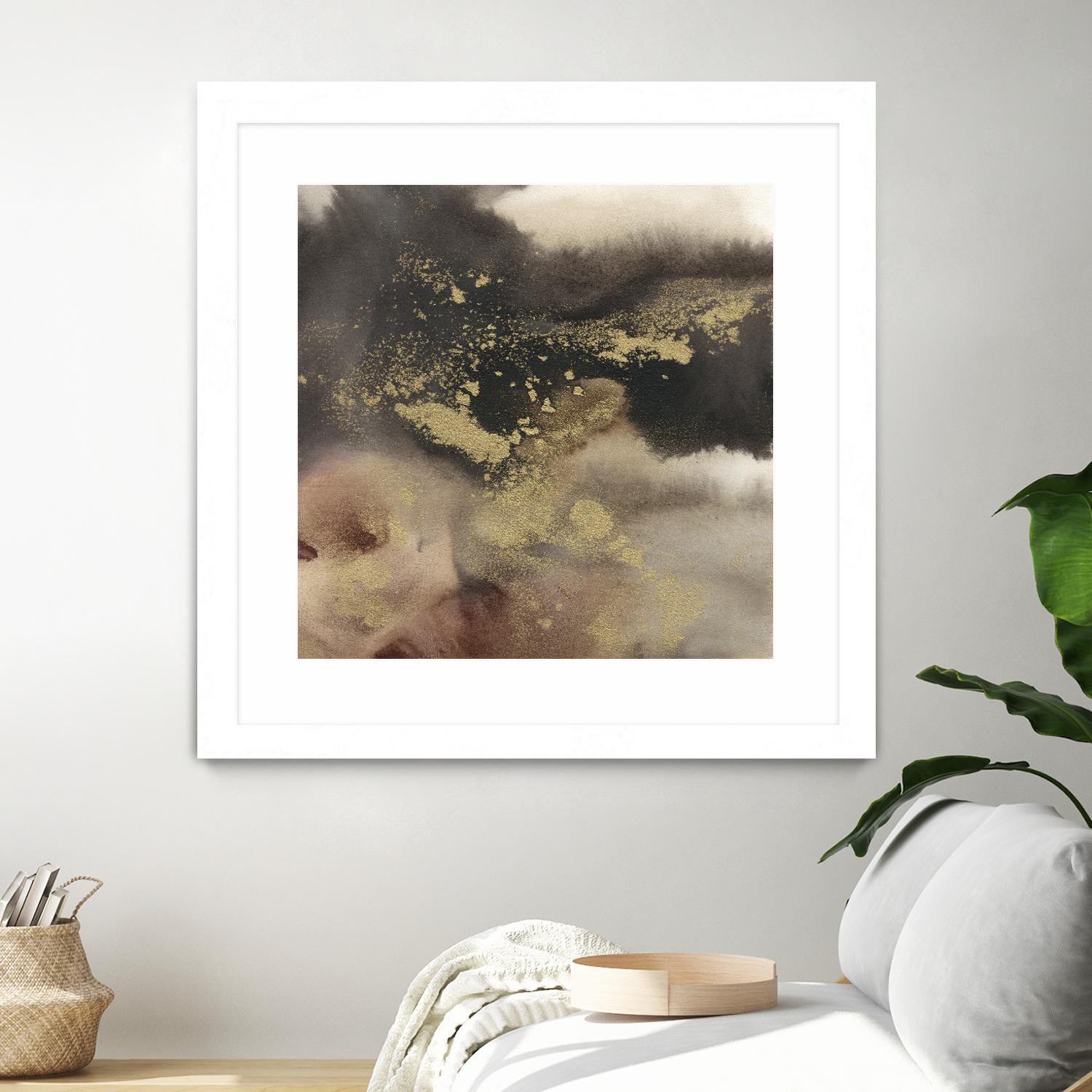 Mountain Seasons I by Joyce Combs on GIANT ART - brown abstract