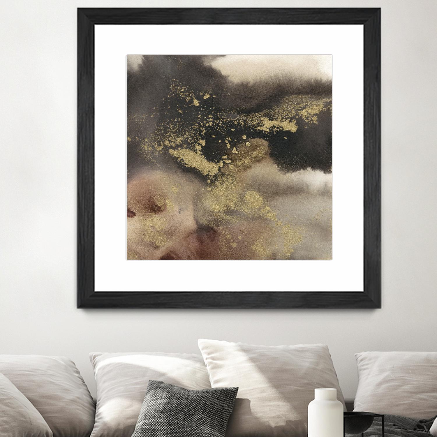 Mountain Seasons I by Joyce Combs on GIANT ART - brown abstract