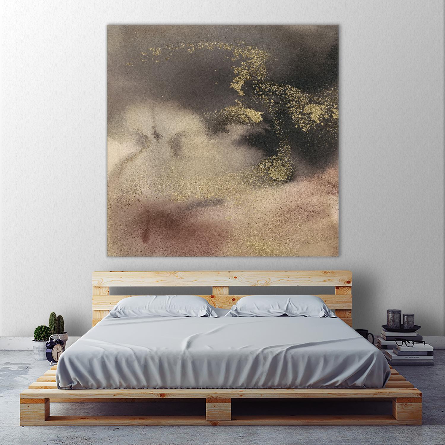 Mountain Seasons II by Joyce Combs on GIANT ART - brown abstract