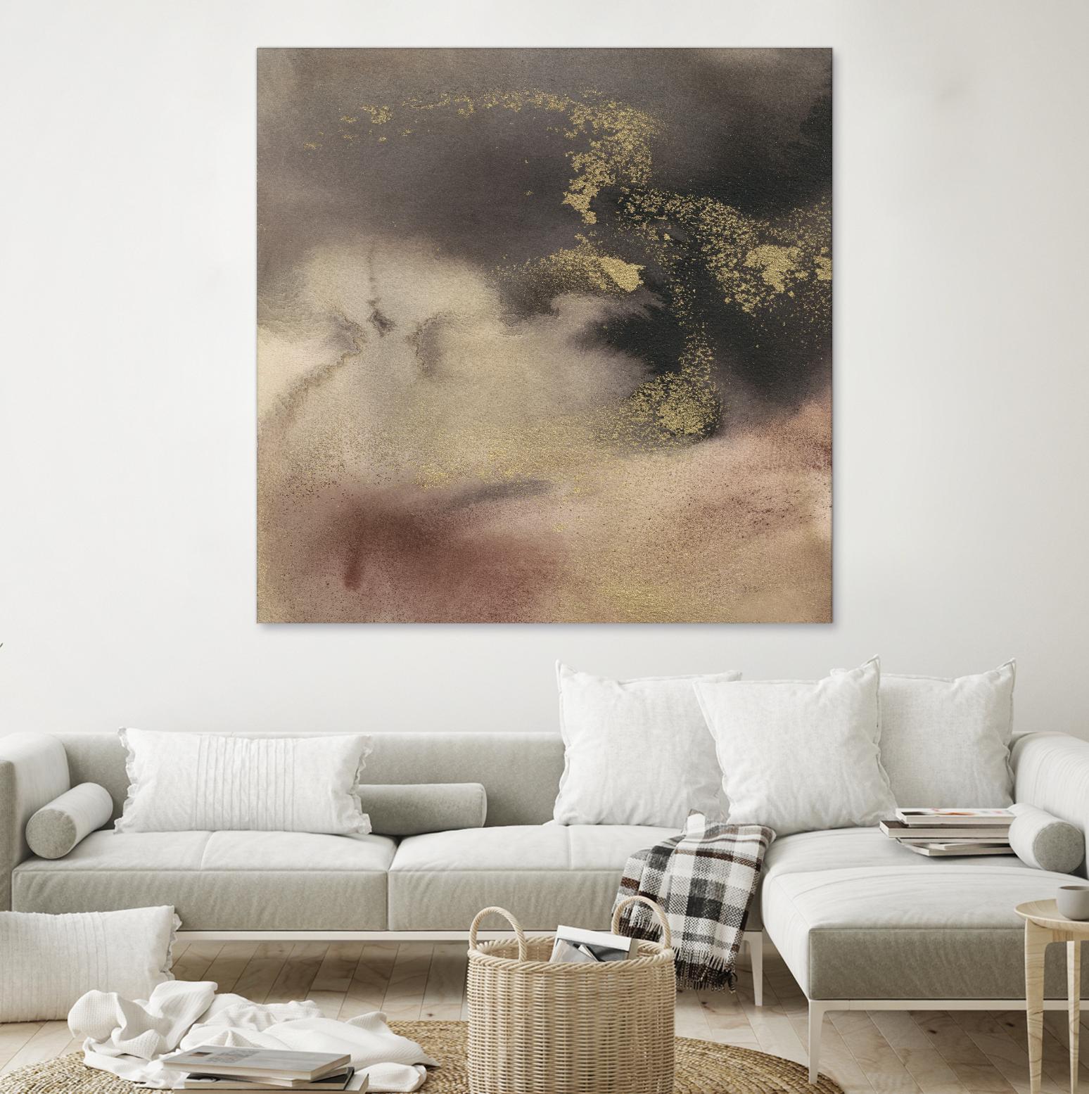 Mountain Seasons II by Joyce Combs on GIANT ART - brown abstract