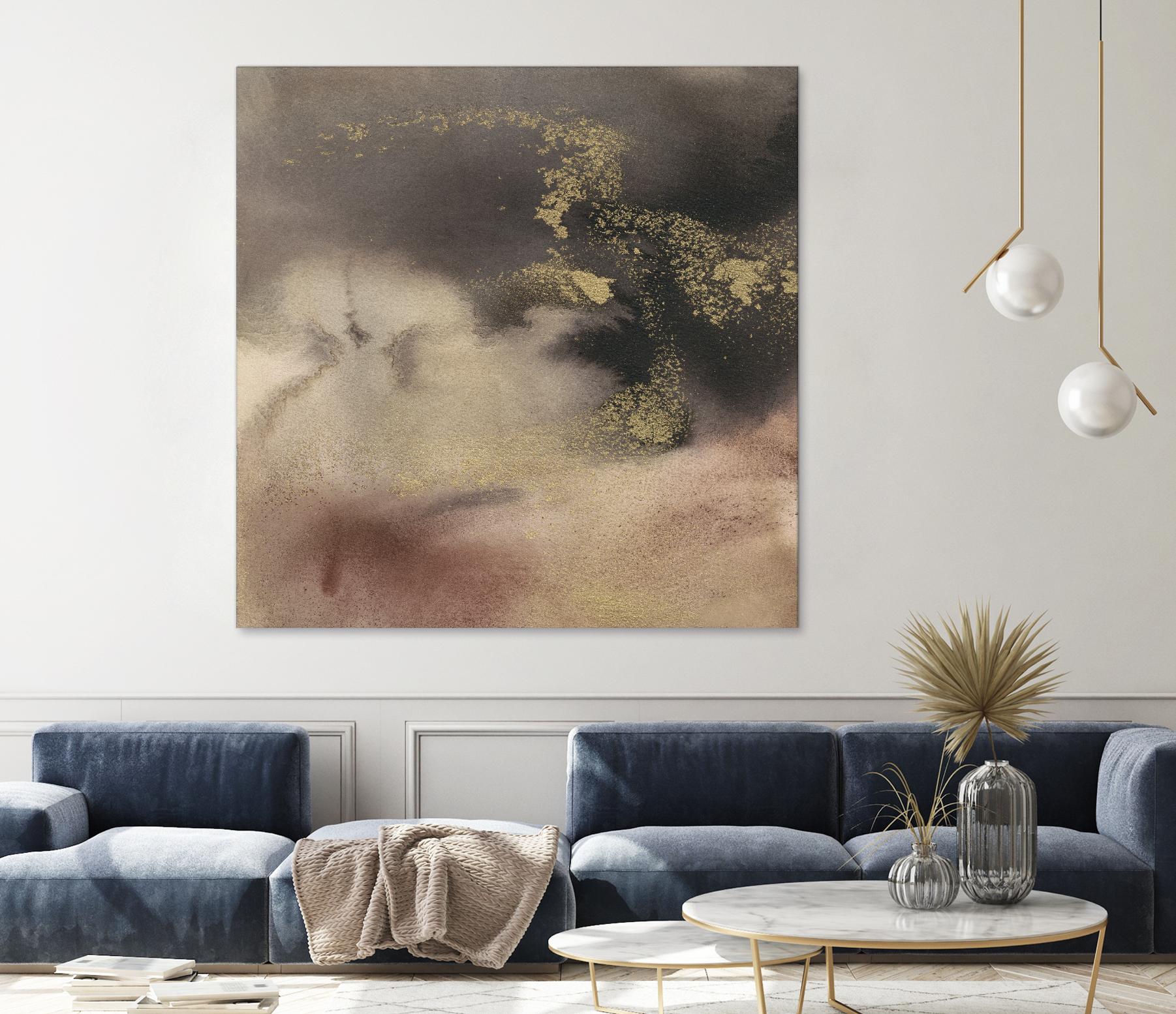 Mountain Seasons II by Joyce Combs on GIANT ART - brown abstract