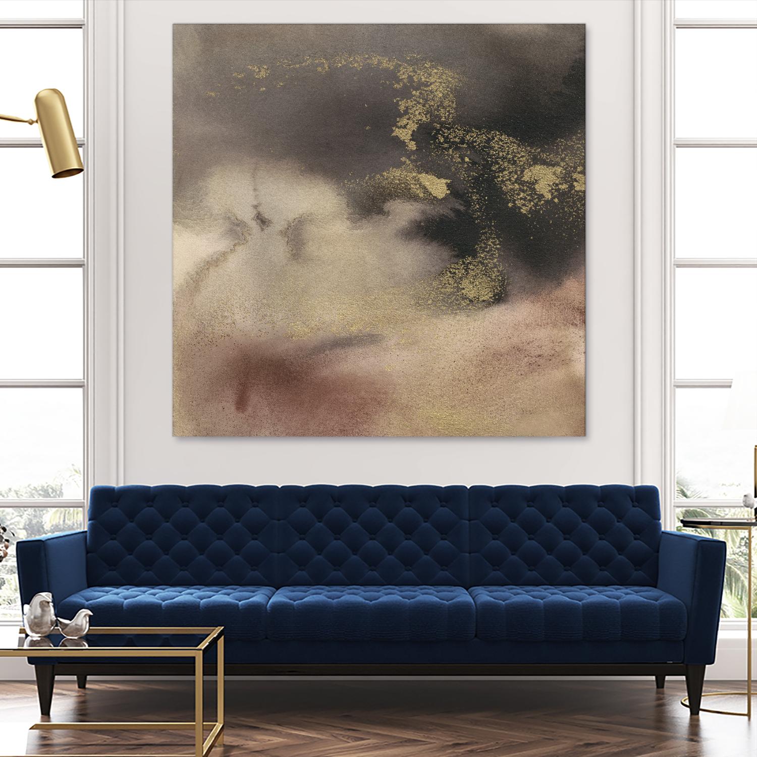 Mountain Seasons II by Joyce Combs on GIANT ART - brown abstract