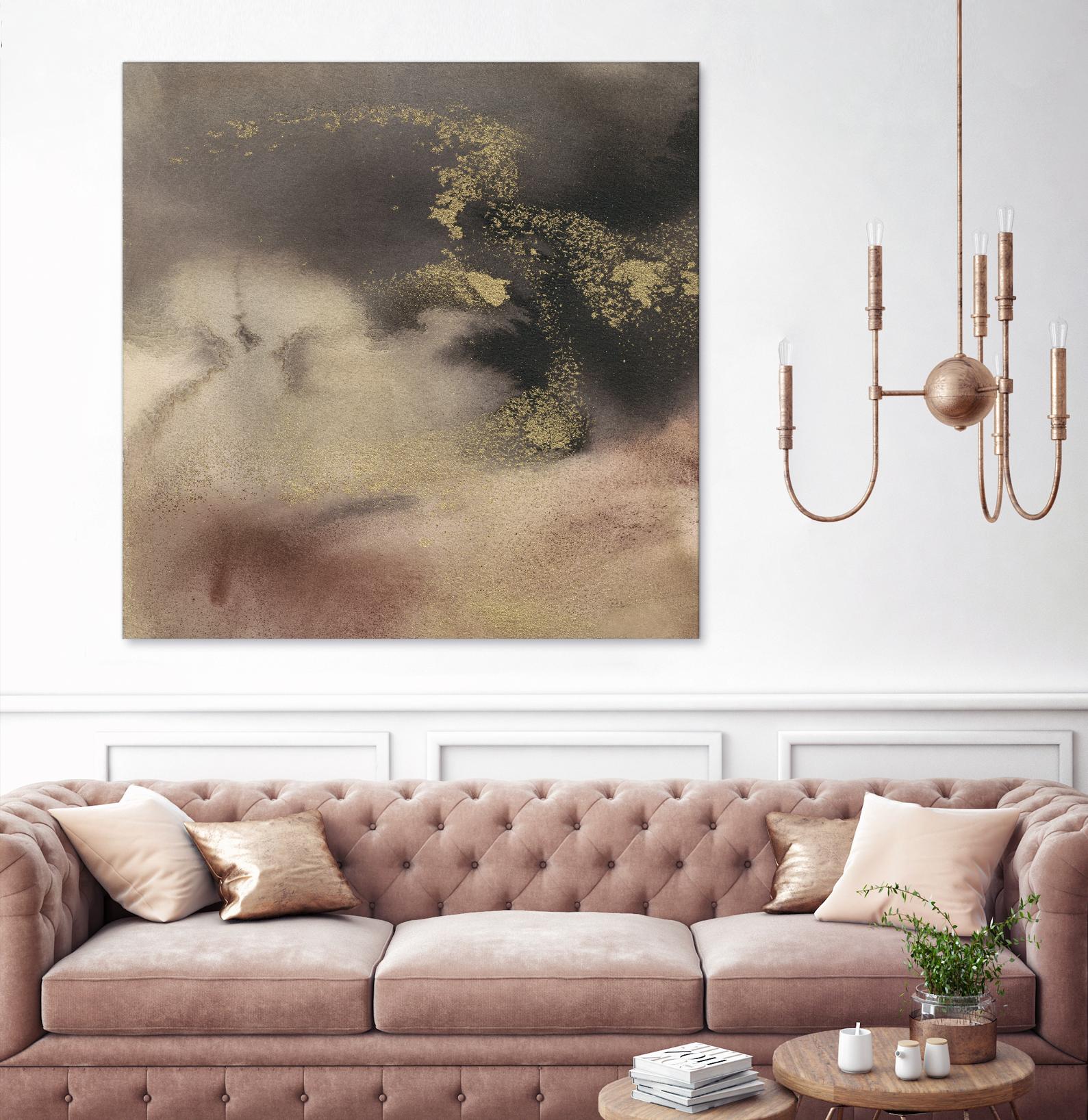 Mountain Seasons II by Joyce Combs on GIANT ART - brown abstract