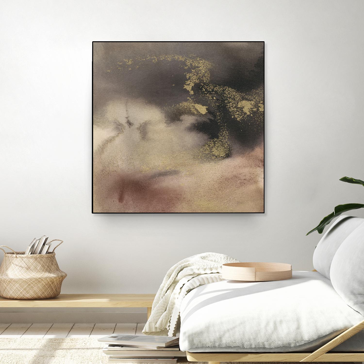 Mountain Seasons II by Joyce Combs on GIANT ART - brown abstract