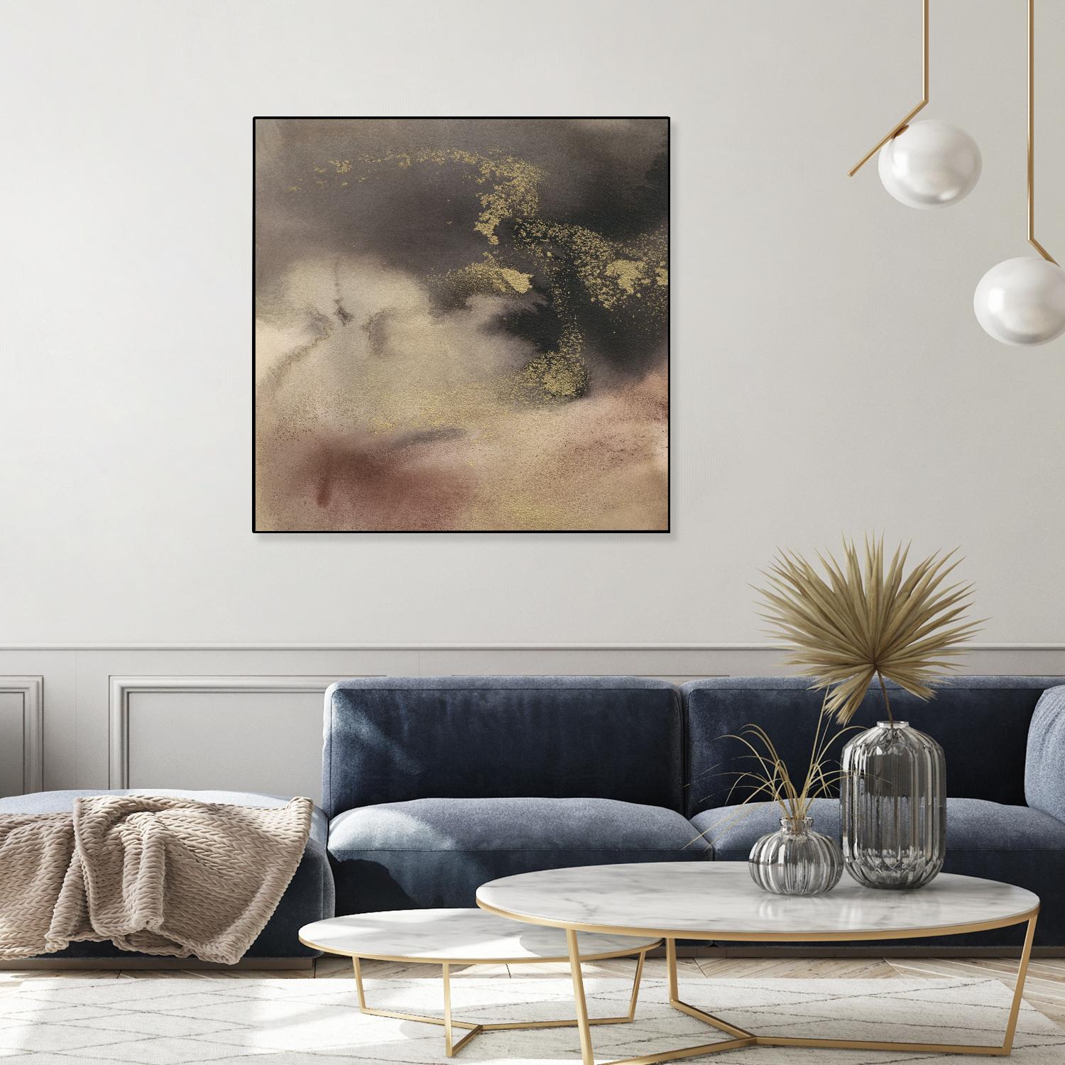 Mountain Seasons II by Joyce Combs on GIANT ART - brown abstract