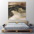 Mountain Seasons III by Joyce Combs on GIANT ART - brown abstract