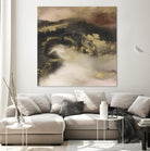 Mountain Seasons III by Joyce Combs on GIANT ART - brown abstract