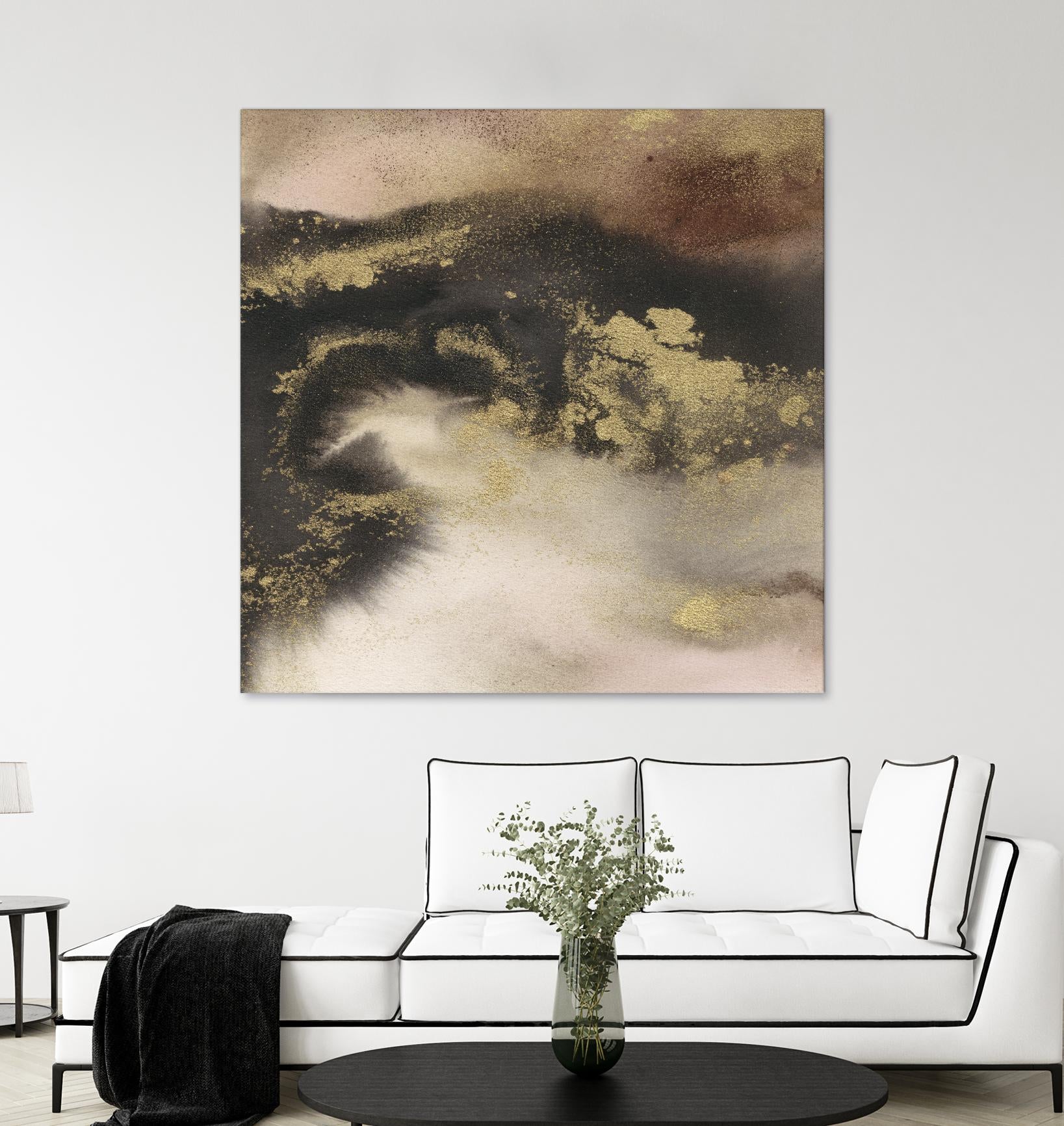 Mountain Seasons III by Joyce Combs on GIANT ART - brown abstract