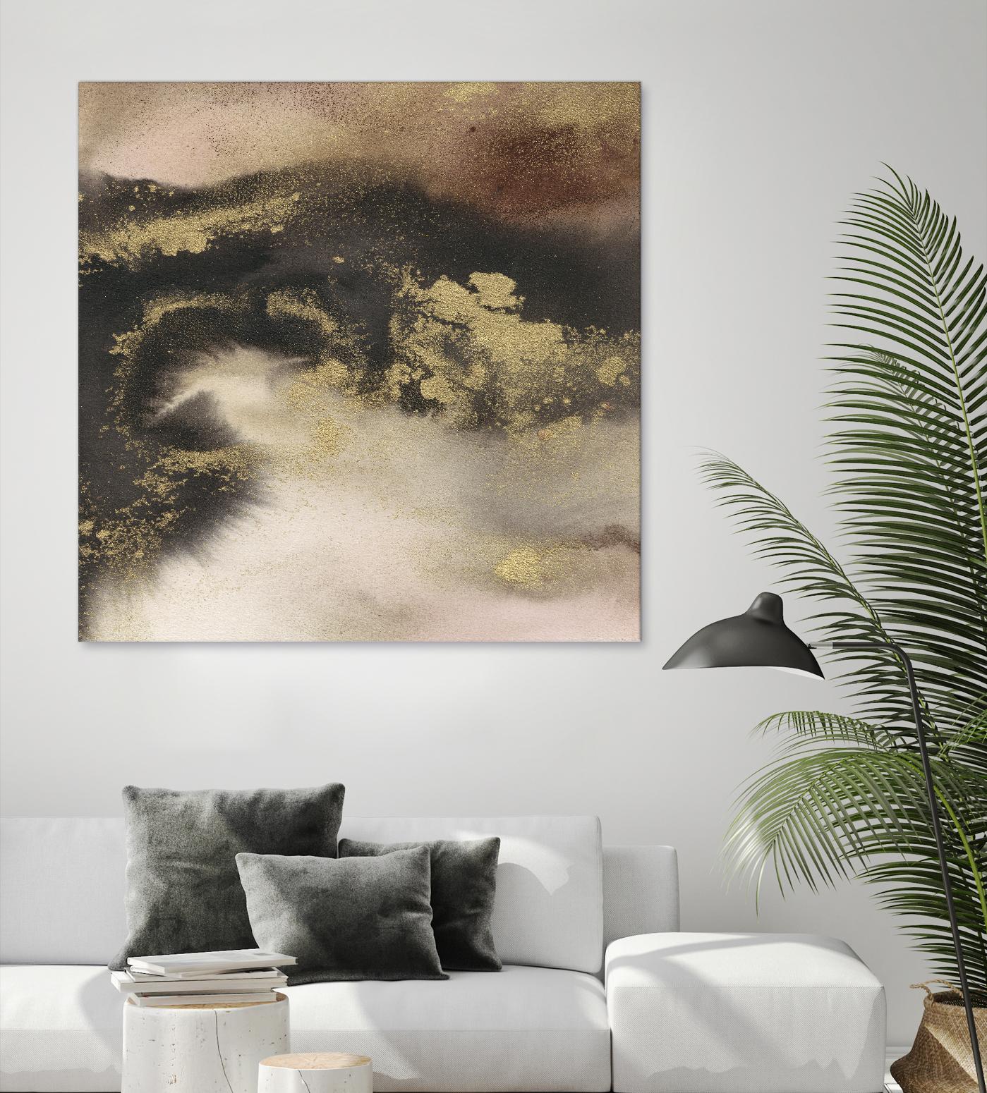 Mountain Seasons III by Joyce Combs on GIANT ART - brown abstract