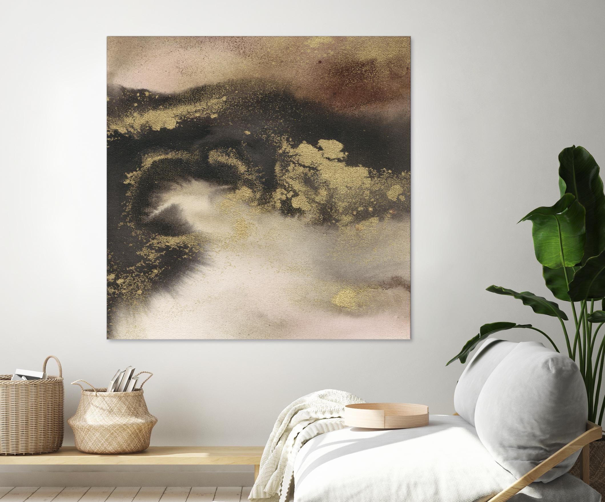 Mountain Seasons III by Joyce Combs on GIANT ART - brown abstract