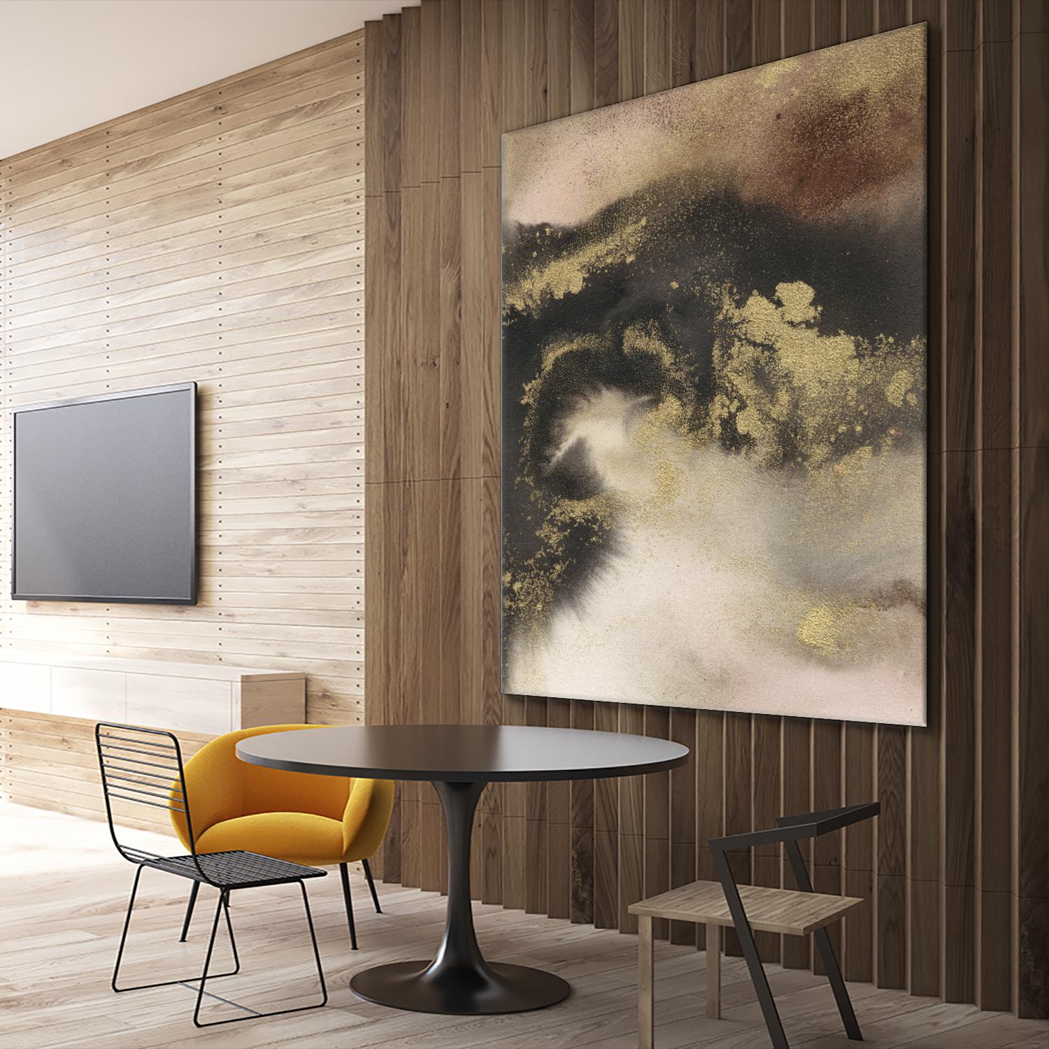 Mountain Seasons III by Joyce Combs on GIANT ART - brown abstract