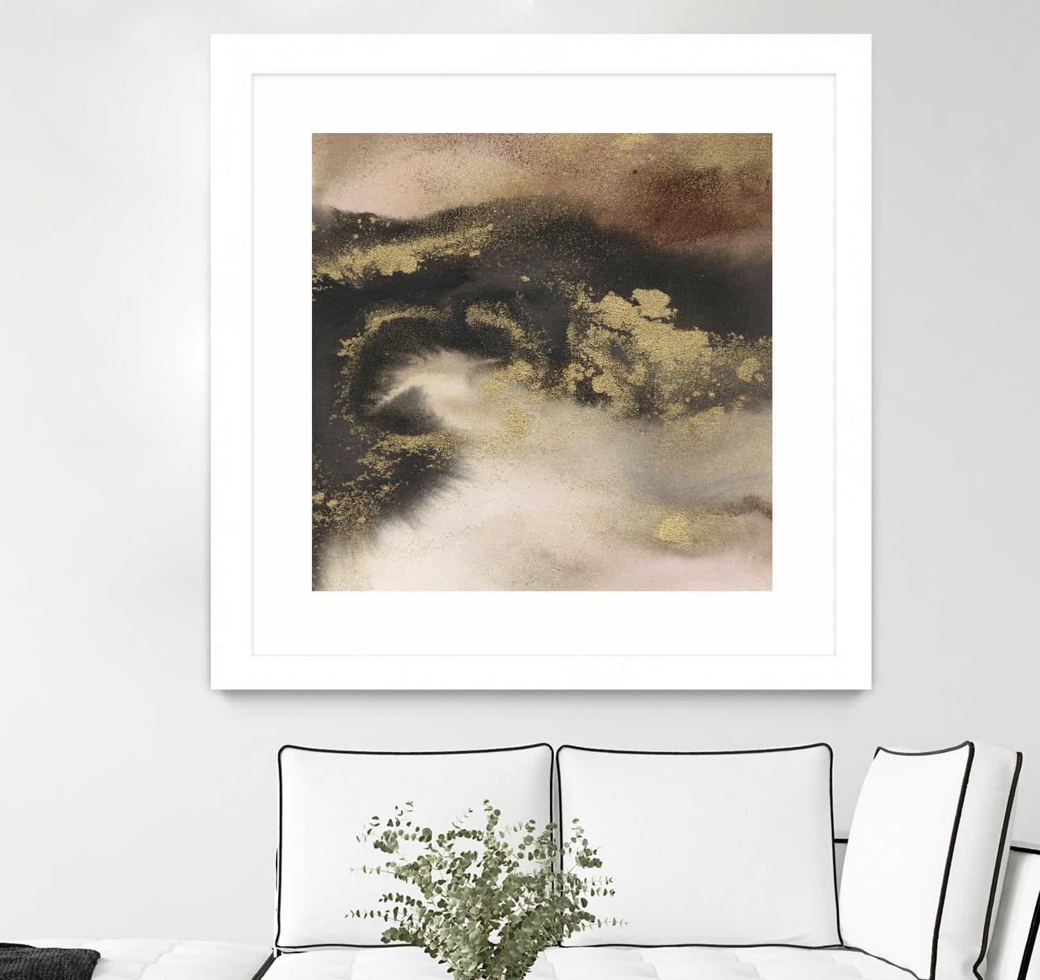 Mountain Seasons III by Joyce Combs on GIANT ART - brown abstract