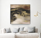 Mountain Seasons III by Joyce Combs on GIANT ART - brown abstract