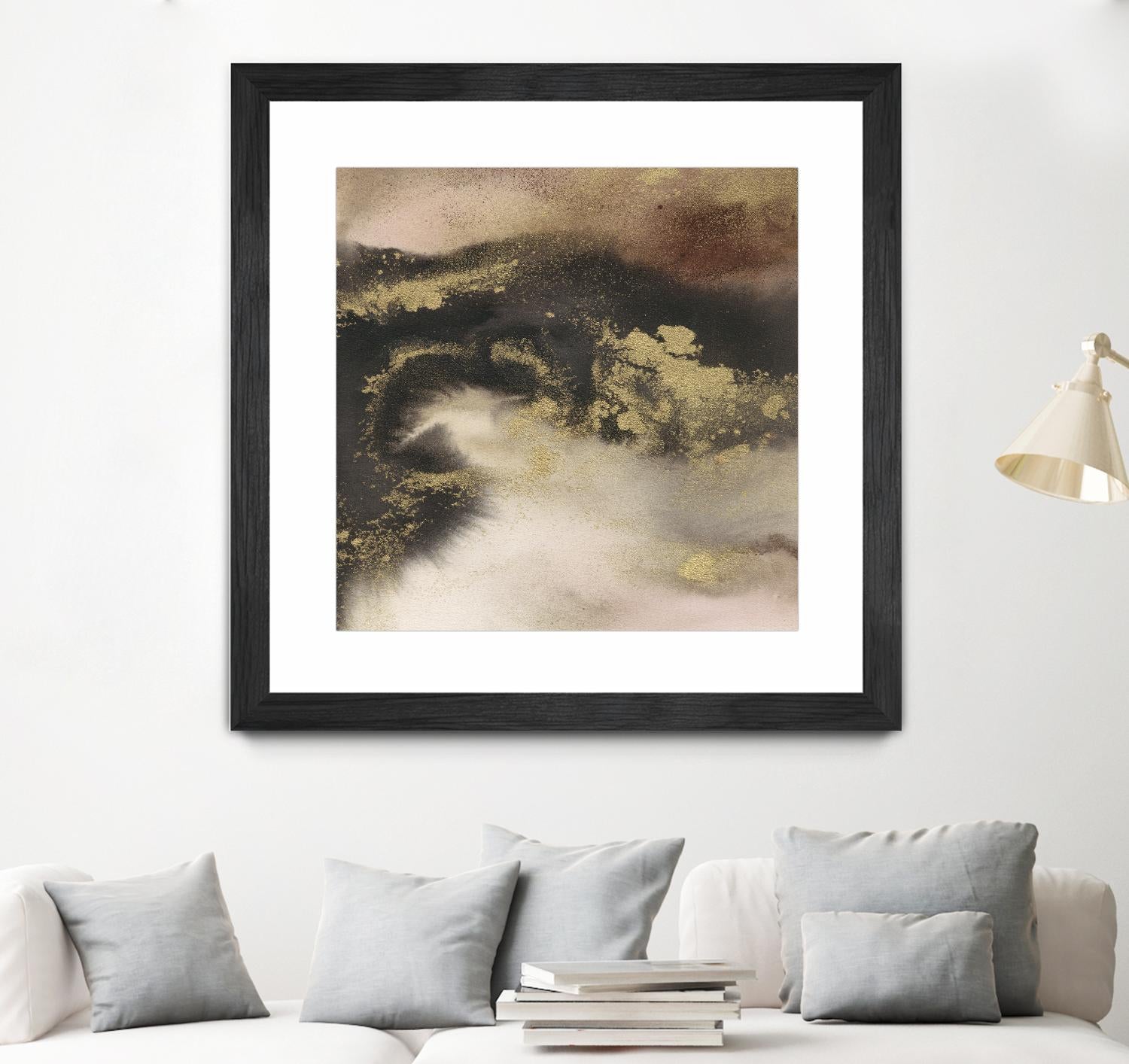 Mountain Seasons III by Joyce Combs on GIANT ART - brown abstract