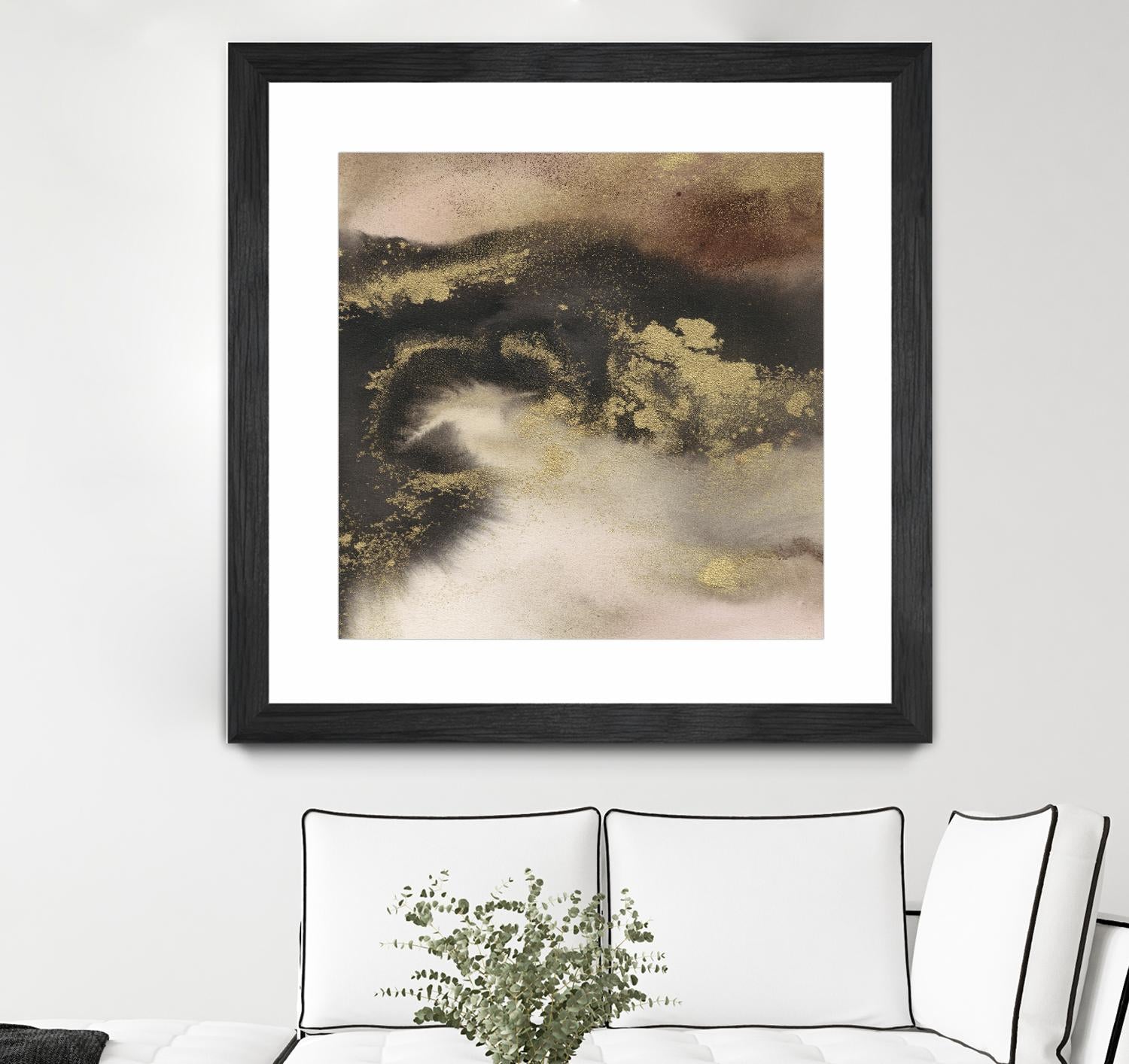 Mountain Seasons III by Joyce Combs on GIANT ART - brown abstract