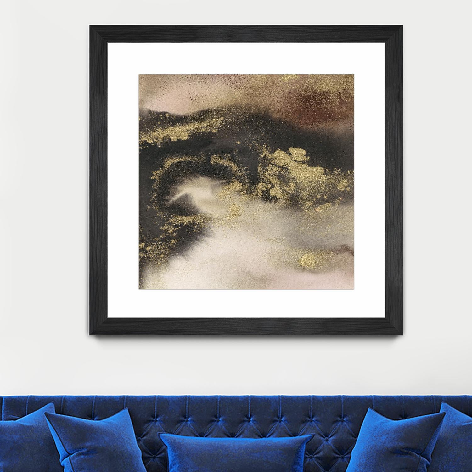 Mountain Seasons III by Joyce Combs on GIANT ART - brown abstract