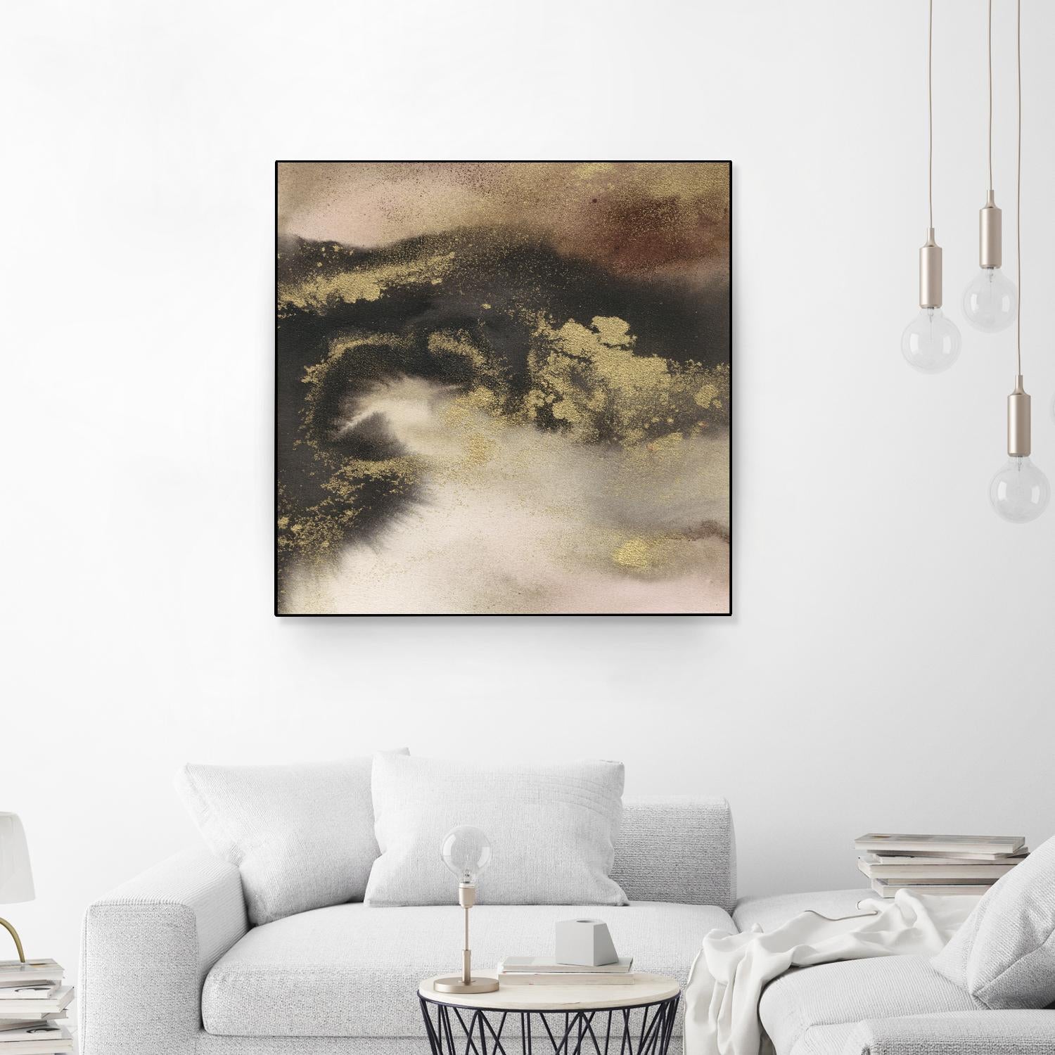 Mountain Seasons III by Joyce Combs on GIANT ART - brown abstract