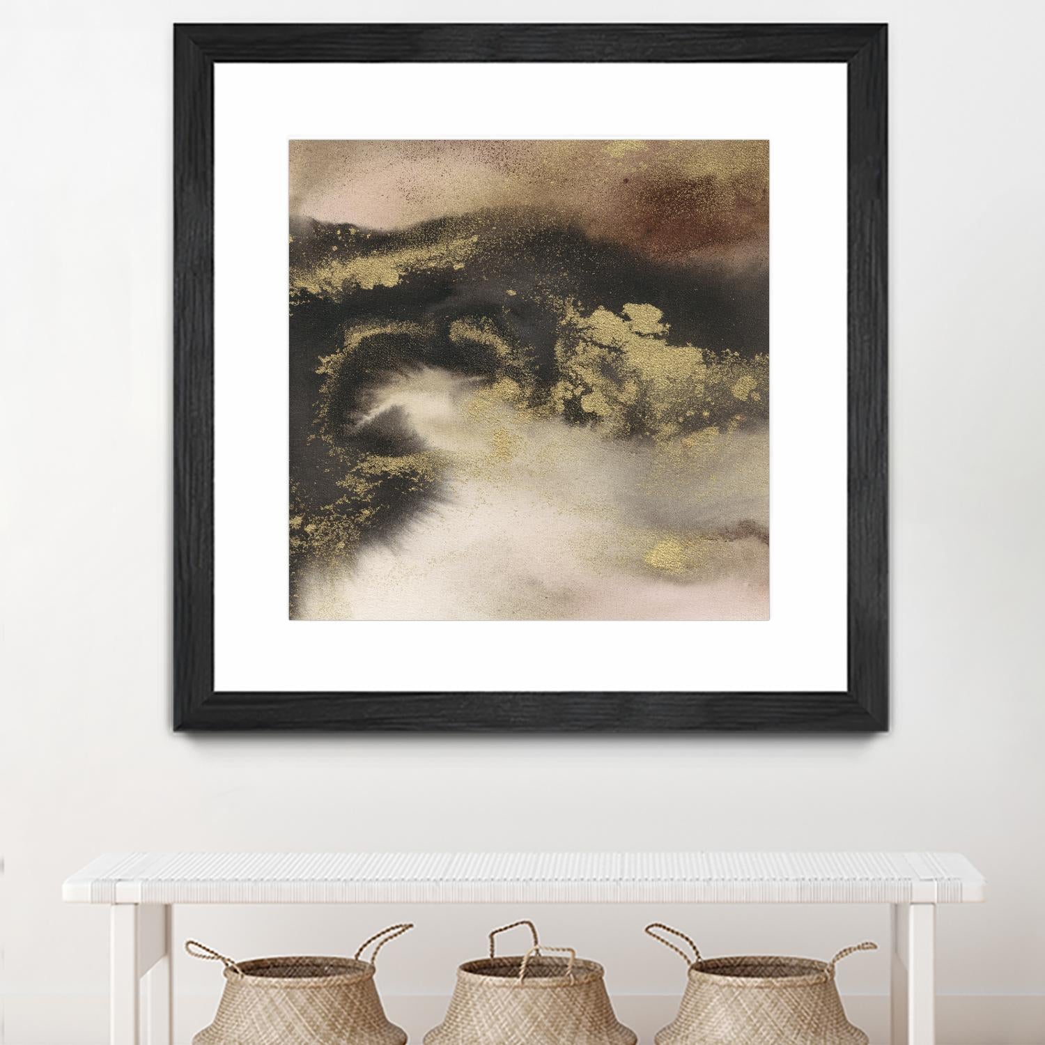 Mountain Seasons III by Joyce Combs on GIANT ART - brown abstract