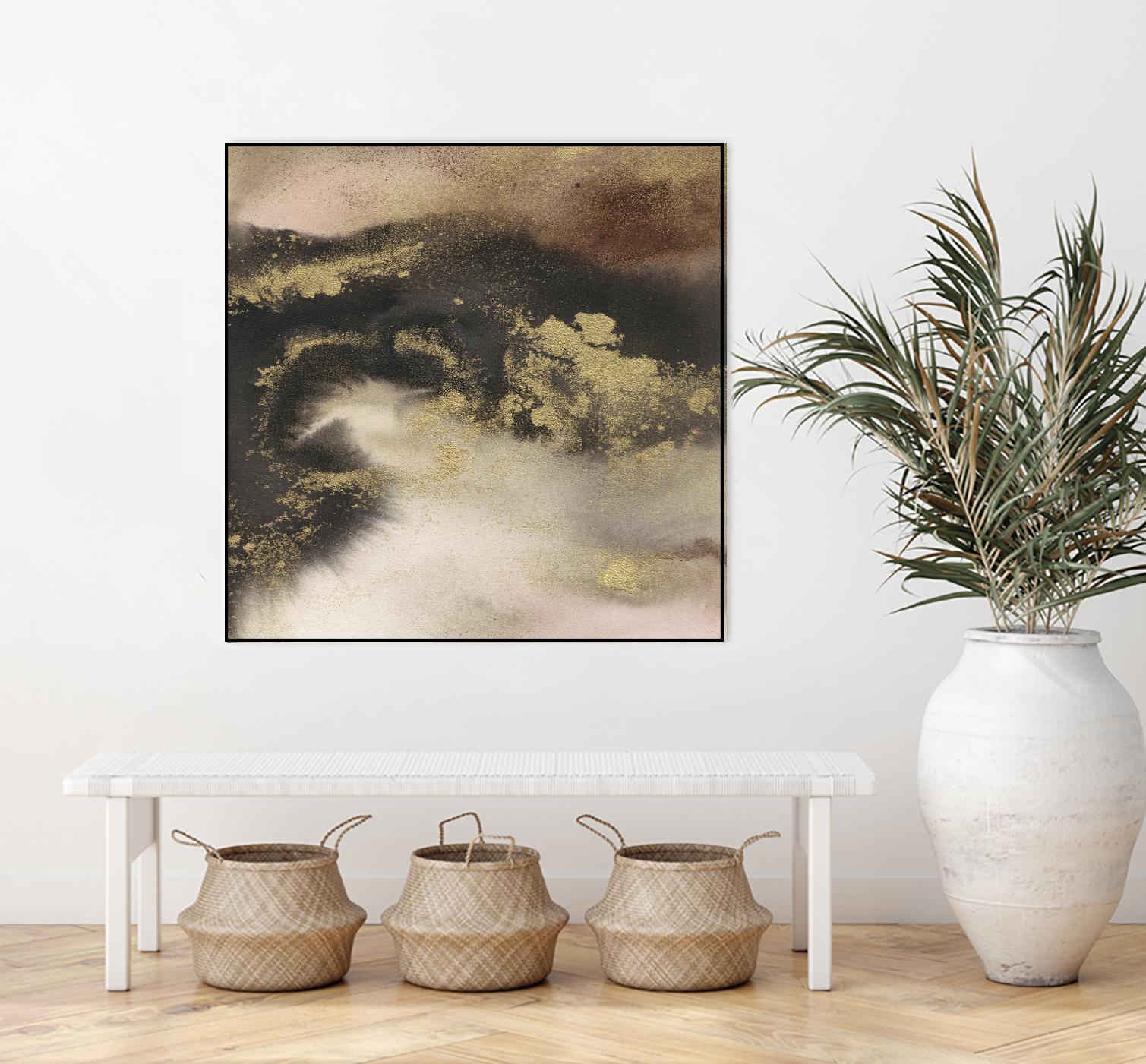 Mountain Seasons III by Joyce Combs on GIANT ART - brown abstract