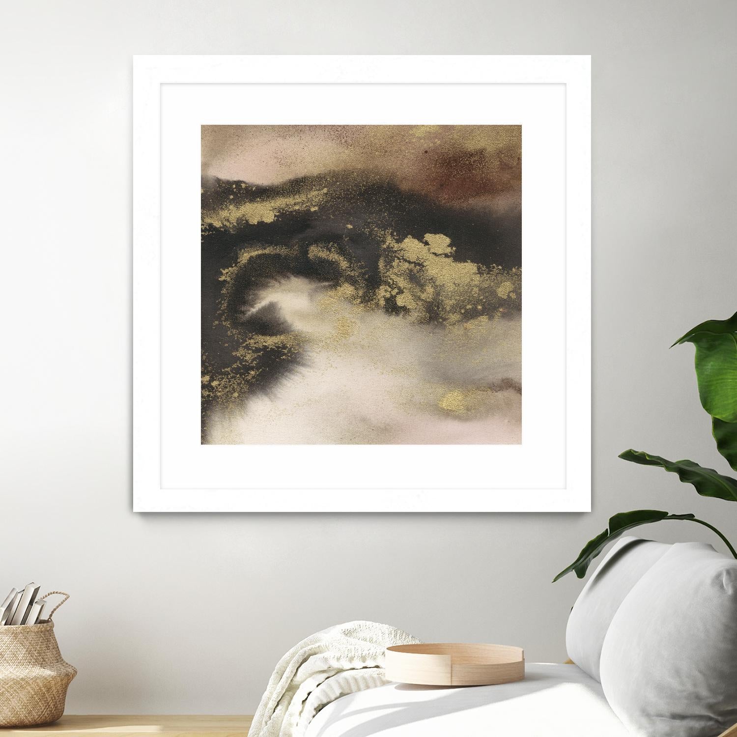 Mountain Seasons III by Joyce Combs on GIANT ART - brown abstract