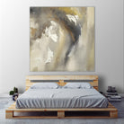 Waves in Motion I by Joyce Combs on GIANT ART - brown abstract
