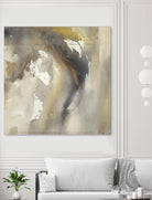 Waves in Motion I by Joyce Combs on GIANT ART - brown abstract