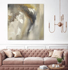 Waves in Motion I by Joyce Combs on GIANT ART - brown abstract