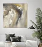 Waves in Motion I by Joyce Combs on GIANT ART - brown abstract