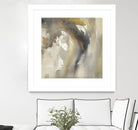 Waves in Motion I by Joyce Combs on GIANT ART - brown abstract