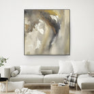 Waves in Motion I by Joyce Combs on GIANT ART - brown abstract