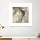 Waves in Motion I by Joyce Combs on GIANT ART - brown abstract