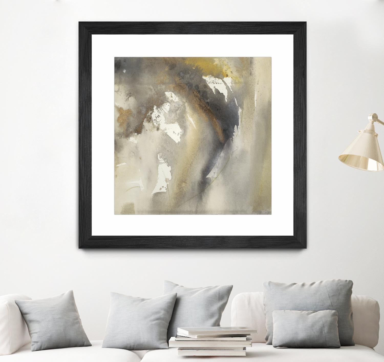 Waves in Motion I by Joyce Combs on GIANT ART - brown abstract